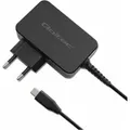 Qoltec 52386 GaN Power Pro 1xUSB-C 65W Ladegerät schwarz - Schwarz