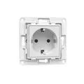 Shelly Wall Socket EU / Schuko Europäische Norm Steckdose Wandsteckdose (Weiß)