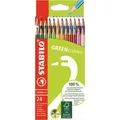 Umweltfreundlicher Buntstift - STABILO GREENcolors - 24er Pack - mit 24