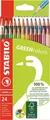Umweltfreundlicher Buntstift - STABILO GREENcolors - 24er Pack - mit 24