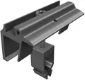 SL Rack Endklemme Vario mit Erdung schwarz (96114-00)