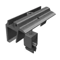 SL RACK Endklemme Vario mit Erdung, schwarz eloxiert 96114-00 