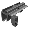 Sl Rack Endklemme Vario mit Erdung,schwarz eloxiert 96114-00