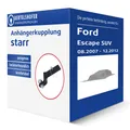 Auto Hak Anhängerkupplung starr für FORD Escape SUV AHK NEU