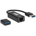Tripp Lite USB-C, USB-A to RJ45 Gigabit Ethernet Network Adapter (2xM/F), USB 3.