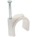 INLINE Kabelschelle 10mm rund, weiß, 100 Stück