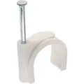 InLine 44021B 100er Pack Kabelschelle 10mm rund, weiß