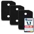 3er Set Filter passend für Miele T1 9164761 Trockner Wärmepumpentrockner Fein-Grob | 207 x 157 x 30mm | Schwammfilter Filtermatte Kondenstrockner Fusselfilter Schaumstoff Schaumfilter Sponge