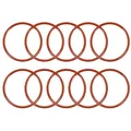 sourcing map 10 Stück O Ringe 34,2mmx39mmx2,4mm Dichtungsringe Rund Gummi Dichtung O Ring Seals NBR Unterlegscheibe für Wasserhahn Spülventile Waschbecken Duschablauf Hydraulik Rohrschlauch