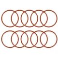 10pcs Silikon O-Ring 39mmx34,2mmx2,4mm VMQ Dichtring Dichtungsring Dichtung rot