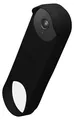 kwmobile Hülle kompatibel mit Google Nest Doorbell - Silikon Cover Case Schutzhülle für Video Türklingel Schwarz