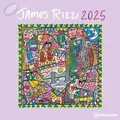 N NEUMANNVERLAGE - James Rizzi 2025 Broschürenkalender, 30x30cm, Wandkalender mit Abbildungen von James Rizzi, Mondphasen, viel Platz für Notizen und internationale Feiertage/Kalendarium