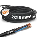 10 Meter Lapp Kabel 1600199 H07RN-F 2X1,5 mm² Leitung Kupfer Litze Steuerleitung