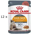 (€ 26,13/kg) Royal Canin Hair & Skin Care in Soße - Katzenfutter - 12 x 85 g
