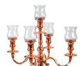 Geschenkestadl Windlicht 5 x Glasaufsatz für Kerzenständer Windlicht mehrere Modelle