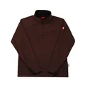 Engelbert Strauss Herren Fleecepullover Troyer dryplexx Micro, Farbe:Kastanie, Größe:L