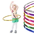 Glamour Kinder Hula Hoop Reifen Ø60cm, Gelb-Gelb