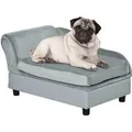 PawHut Haustiersofa mit Matte Lagerraum 76 x 45 x 43cm