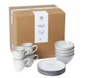 Broste Copenhagen Frühstücks-Set Copenhagen NORDIC SAND Frühstücksset 12tlg, Nordic Sand Frühstücksset für vier