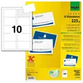 SIGEL Visitenkarten LP850 satiniert weiß 225 g/qm, 100 St.