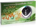 BRUBAKER Perlenketten-Set Gesundheits-Wunschperle Alles Gute! (4-tlg., Geschenkset mit Silberkette und Muschel), Schleifen-Anhänger Halskette - echter Perle - Symbol für Solidarität