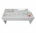 STIKKIPIX Möbelfolie DSWT08 Aufkleber passend für den DUNDRA-Tisch von IKEA (Möbel nicht inklusive) (1, Weltraumstation)