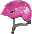 ABUS Fahrrad Helm Smiley 3.0 pink butterfly S 45-50 cm