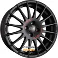 4x OZ SUPERTURISMO GT Matt Black + Red Lettering 7x17 ET48 4x108