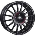 ALUFELGE OZ RACING SUPERTURISMO GT FUR FORD FIESTA ST 7X17 4X108 MATT BLACK RED