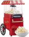 Rosenstein & Söhne Popcorn Automat: Retro-Heißluft-Popcorn-Maschine, Miniatur-Rollwagen-Optik, 1.200 Watt (Maker, Popkorn-Maschine, Öl)