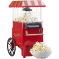 Retro-Heißluft-Popcorn-Maschine, Miniatur-Rollwagen-Optik, 1.200 Watt