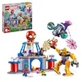 LEGO Marvel Das Hauptquartier von Spideys Team, Spider-Man-Spielzeug mit Fahrzeug und Mech, Geschenk für Jungs und Mädchen ab 4 Jahren, die Fans der TV-Serie Spidey und Seine Super-Freunde sind 10794