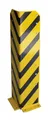 Rammschutzecke gelb/schwarz - mit 4 Schraubankern, Höhe 800 mm
