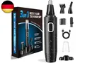 Nasenhaartrimmer, USB Wiederaufladbar Nasenhaarschneider 3 in 1 Set