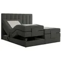 BOXBETT COMFORTO 140/200 - Dunkelgrau Struktur - H4