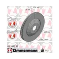Zimmermann 100.3375.75 Bremsscheibe Vorderachse für Vag