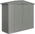 Biohort Gerätehaus Europa Gr. 2A, verschiedene Farben, BxT: 244x84 cm, Qualitäts-Geräteschuppen aus Metall