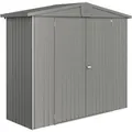 Biohort Metall-Gerätehaus Europa Quarzgrau-Metallic 1,9 m²