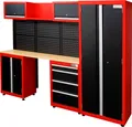 Holzmann Werkstatt-Set WESS13, 2592x458x1830 mm, modular, abschließbar, vormontiert