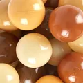 Bieco Bälle für Bällebad Chocolate Bliss 100 Stück Bunte Kinder Baby