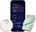 Owlet Dream Sock Pulsoximeter für Babys Herzfrequenz, Sauerstoffsättigung mint 