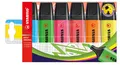 STABILO BOSS ORIGINAL Textmarker 6er Pack verschiedene Farben