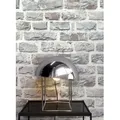 Newroom Vliestapete, Steintapete Grau Ziegelstein Backstein Mauerwerk Klinker Tapete Steinoptik Wohnzimmer Schlafzimmer Flur, Tapete Steinoptik Wohnzimmer grau