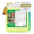 ABACUS® Steinreiniger Extrem, intensiver Steinreiniger für außen mit Sofortwirkung, entfernt sofort Schmutz, Grünbelag, Flechten & Algen auf Steinen in Minuten, Steinreiniger Intensiv außen 2,5 Liter