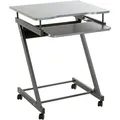 Haku-Möbel Computertisch 24889, mit Rollen, anthrazit, (B/H/T) 60 x 76 x 49cm