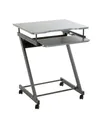 HAKU Schreibtisch HAKU Möbel Computertisch auf Rollen - anthrazit - H. 75cm x B. 60cm (1 Stück)