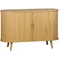 Sweeek - Skandinavisches Sideboard Mit 2 Schiebetüren, 120 Cm