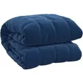 vidaXL Gewichtsdecke Blau 137x200 cm 10 kg Stoff Modell 2