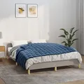Vidaxl Weighted Blanket Blue 137x200 Cm 6 Kg Fabric
