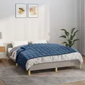 Vidaxx Gewichtsdecke 137x200 cm 6 kg Stoff blau
